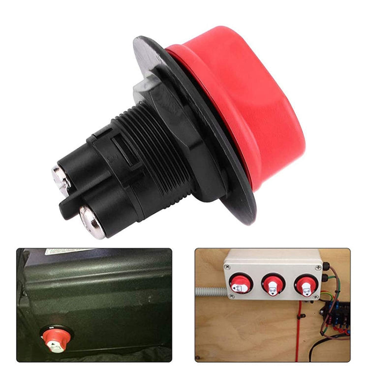 300A 6AWG Car Yacht Battery Selector Isolator Disconnect Rotary Switch Cut With Power Cord