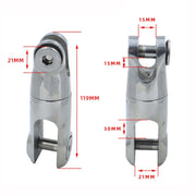 Two Stage10-12mm 316 Stainless Steel Marine Anchor Rotary Joint