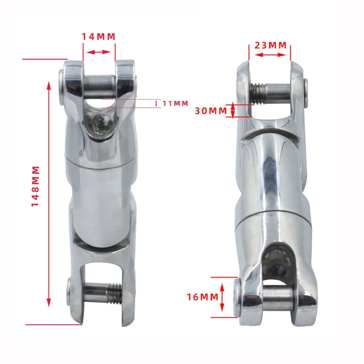 Three Stage 10-12mm 316 Stainless Steel Marine Anchor Rotary Joint - Marine Accessories & Parts by PMC TechLife | Online Shopping South Africa | PMC TechLife | Buy Now Pay Later Mobicred