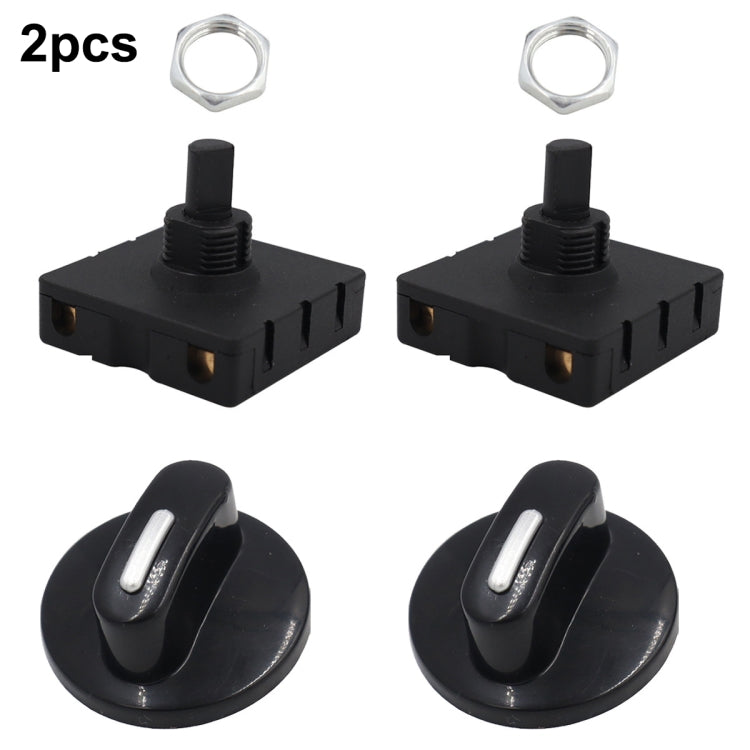 Type A 2 Pair 4 Gear 3 Speed Rotary Switch Fan Heater Speed Selector - free shipping - PMC TechLife - Order now!