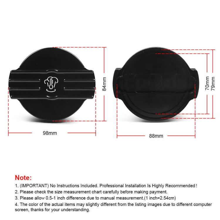 For Volkswagen Car Engine Protect Cap Cover, Style:Radiator Cap - Tank Covers by PMC TechLife | Online Shopping South Africa | PMC TechLife | Buy Now Pay Later Mobicred