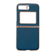 For Motorola Moto Razr 2022 Star Series Nano Electroplating PU Phone Case(Blue) - Motorola Cases by PMC TechLife | Online Shopping South Africa | PMC TechLife | Buy Now Pay Later Mobicred