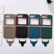 For Motorola Moto Razr 2022 Star Series Nano Electroplating PU Phone Case(Black)
