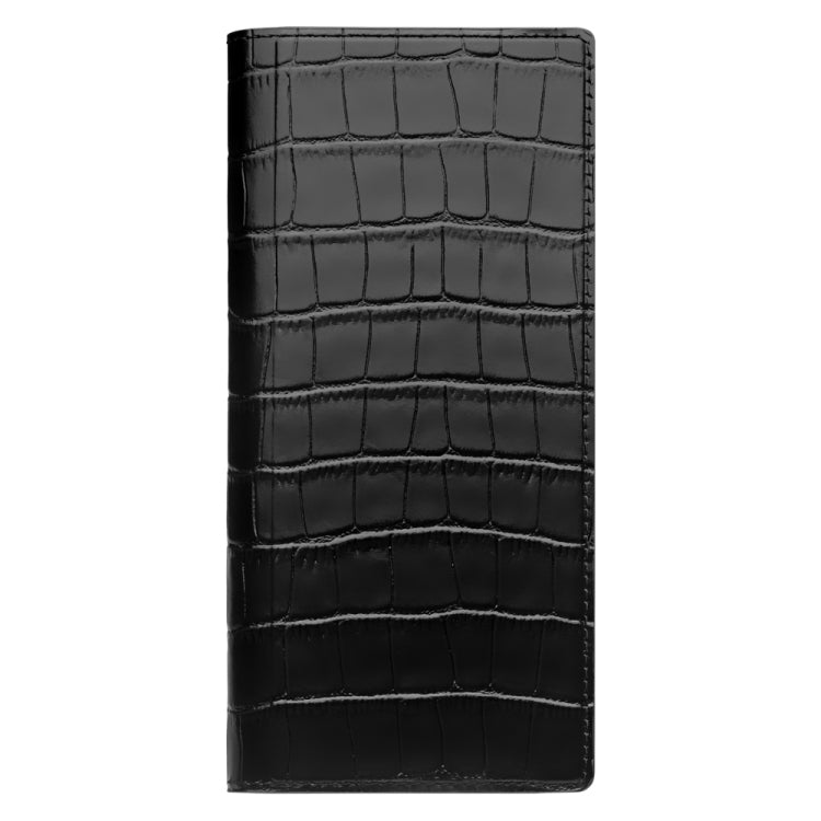 For Huawei Mate XS 2 QIALINO Crocodile Pattern Genuine Leather Phone Case(Black) - free shipping - PMC Jewellery - Order now!