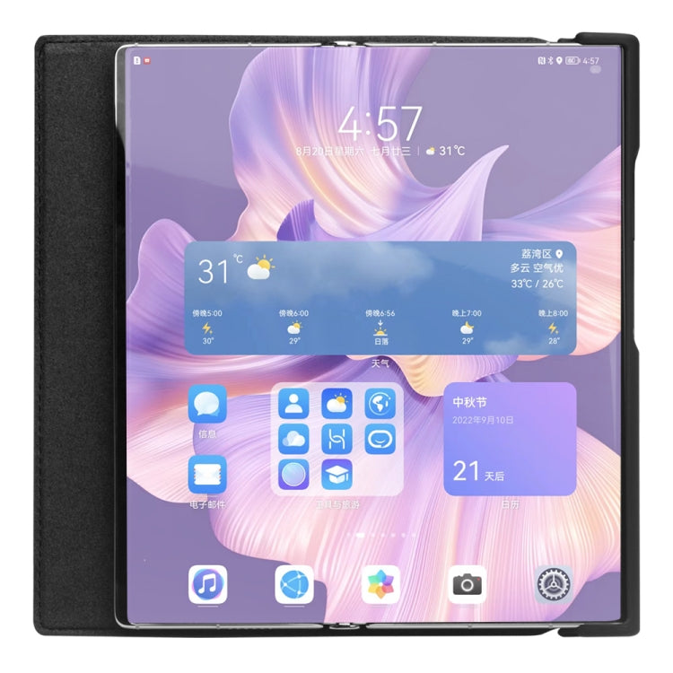 For Huawei Mate XS 2 QIALINO Crocodile Pattern Genuine Leather Phone Case(Black) - free shipping - PMC TechLife - Order now!