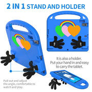 For Lenovo Tab B10 10.1 2020 Love Small Palm Holder EVA Tablet Case(Blue)