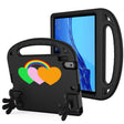 For Lenovo Tab M10 HD TB-X505F/N 10.1 inch Love Small Palm Holder EVA Tablet Case(Black) - Lenovo by PMC TechLife | Online Shopping South Africa | PMC TechLife | Buy Now Pay Later Mobicred