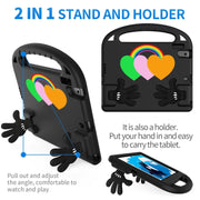 For Lenovo Tab M10 HD TB-X505F/N 10.1 inch Love Small Palm Holder EVA Tablet Case(Black)