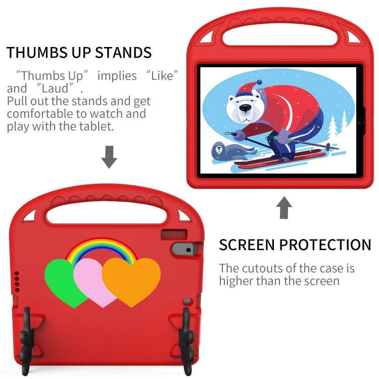 For Lenovo Tab M10 HD TB-X505F/N 10.1 inch Love Small Palm Holder EVA Tablet Case(Red)
