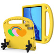 For Lenovo Tab M10 HD TB-X505F/N 10.1 inch Love Small Palm Holder EVA Tablet Case(Yellow) - Lenovo by PMC TechLife | Online Shopping South Africa | PMC TechLife | Buy Now Pay Later Mobicred