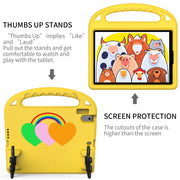 For Lenovo Tab M10 HD TB-X505F/N 10.1 inch Love Small Palm Holder EVA Tablet Case(Yellow)