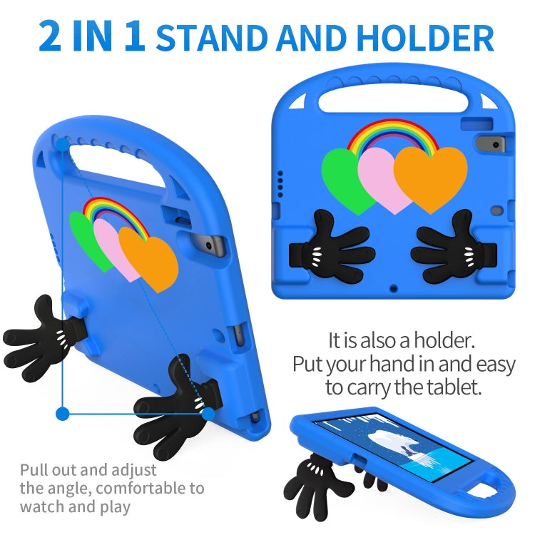 For Lenovo Tab M10 HD TB-X505F/N 10.1 inch Love Small Palm Holder EVA Tablet Case(Blue)