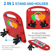 For Lenovo Tab M10 FHD TB-X605FC 10.1 Love Small Palm Holder EVA Tablet Case(Red)