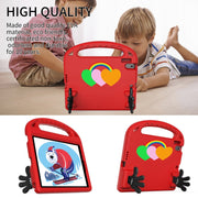 For Lenovo Tab M10 FHD TB-X605FC 10.1 Love Small Palm Holder EVA Tablet Case(Red)