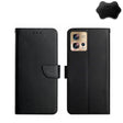 For Motorola Edge 30 Fusion/Moto S30 Pro Genuine Leather Fingerprint-proof Flip Phone Case(Black) - Motorola Cases by PMC TechLife | Online Shopping South Africa | PMC TechLife | Buy Now Pay Later Mobicred