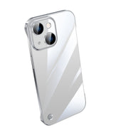 For iPhone 13 Electroplating Frameless Clear PC Phone Case(Transparent)