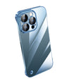 For iPhone 13 Pro Electroplating Frameless Clear PC Phone Case(Sierra Blue) - iPhone 13 Pro Cases by PMC TechLife | Online Shopping South Africa | PMC TechLife | Buy Now Pay Later Mobicred