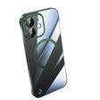 For iPhone 12 Electroplating Frameless Magsafe Magnetic PC Phone Case(Green) - iPhone 12 / 12 Pro Cases by PMC TechLife | Online Shopping South Africa | PMC TechLife | Buy Now Pay Later Mobicred