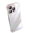 For iPhone 12 Pro Electroplating Frameless Magsafe Magnetic PC Phone Case(Pink) - iPhone 12 / 12 Pro Cases by PMC TechLife | Online Shopping South Africa | PMC TechLife | Buy Now Pay Later Mobicred