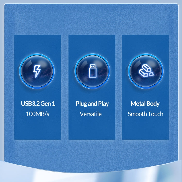 ORICO 32GB Type-C USB3.2 Gen1 USB Flash Drive, Read 260MB/s, Write 50MB/s (Silver) - free shipping - PMC Jewellery - Order now!