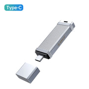 ORICO 64GB Type-C USB3.2 Gen1 USB Flash Drive, Read 260MB/s, Write 50MB/s (Silver)