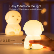 LED Colorful Silicone Sensor Night Light, Specification:Warm Light + Colorful