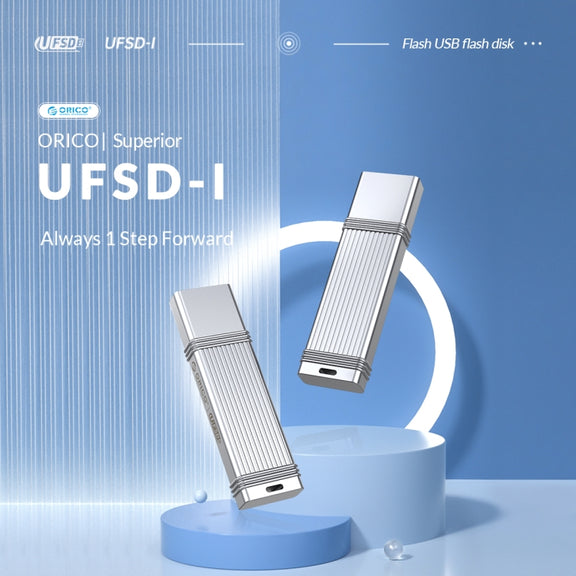 ORICO USB Solid State Flash Drive, Read: 520MB/s, Write: 450MB/s, Memory:512GB, Port:USB-A(Silver)