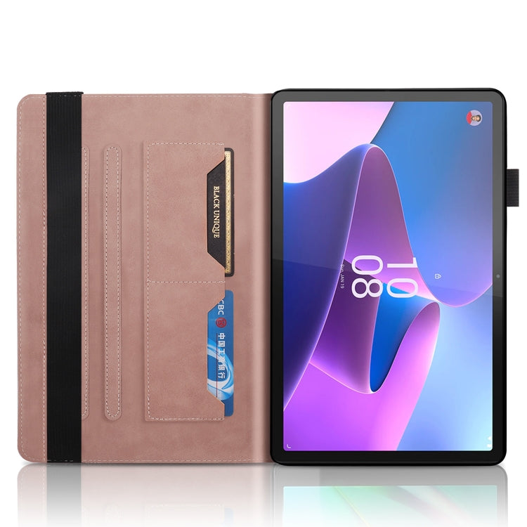 For Lenovo Tab P11 Pro Gen 2 Life Tree Series Horizontal Flip Leather Case with Holder(Rose Gold) - Lenovo by PMC TechLife | Online Shopping South Africa | PMC TechLife | Buy Now Pay Later Mobicred