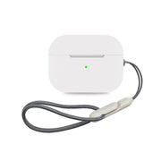 For AirPods Pro 2 Earphone Silicone Protective Case(White)