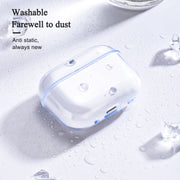 For AirPods Pro 2 Earphone Transparent TPU Protective Case