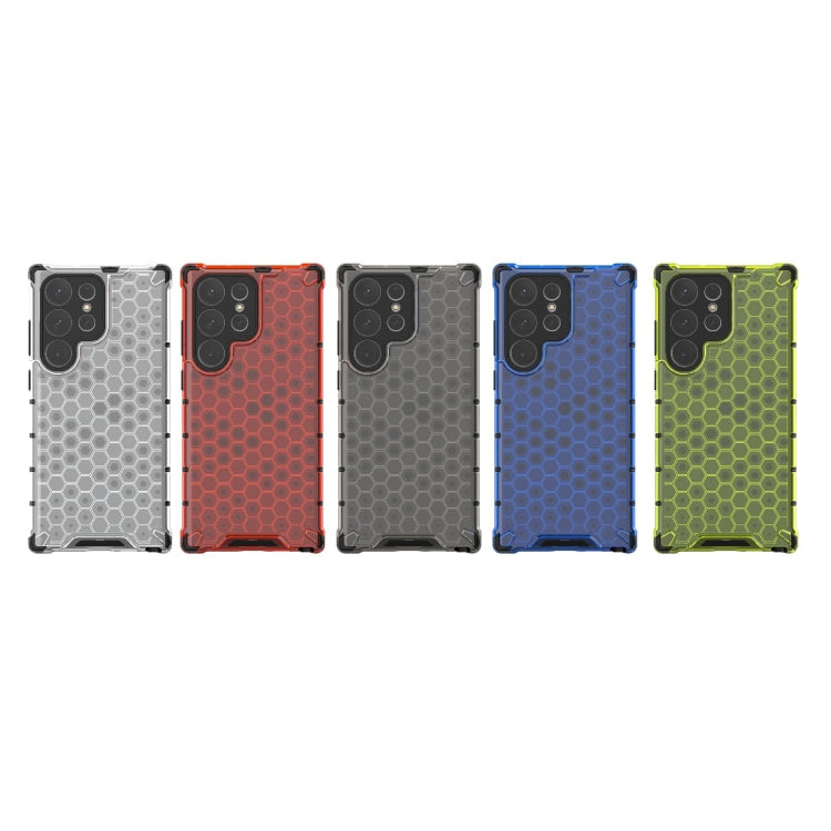 For Samsung Galaxy S23 Ultra 5G Shockproof Honeycomb PC + TPU Protective Phone Case(White) - Galaxy S23 Ultra 5G Cases by PMC TechLife | Online Shopping South Africa | PMC TechLife | Buy Now Pay Later Mobicred
