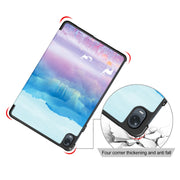 For OPPO Pad 11 inch 3-folding Magnetic Buckle Coloured Drawing Leather Tablet Case(Dream Deer)