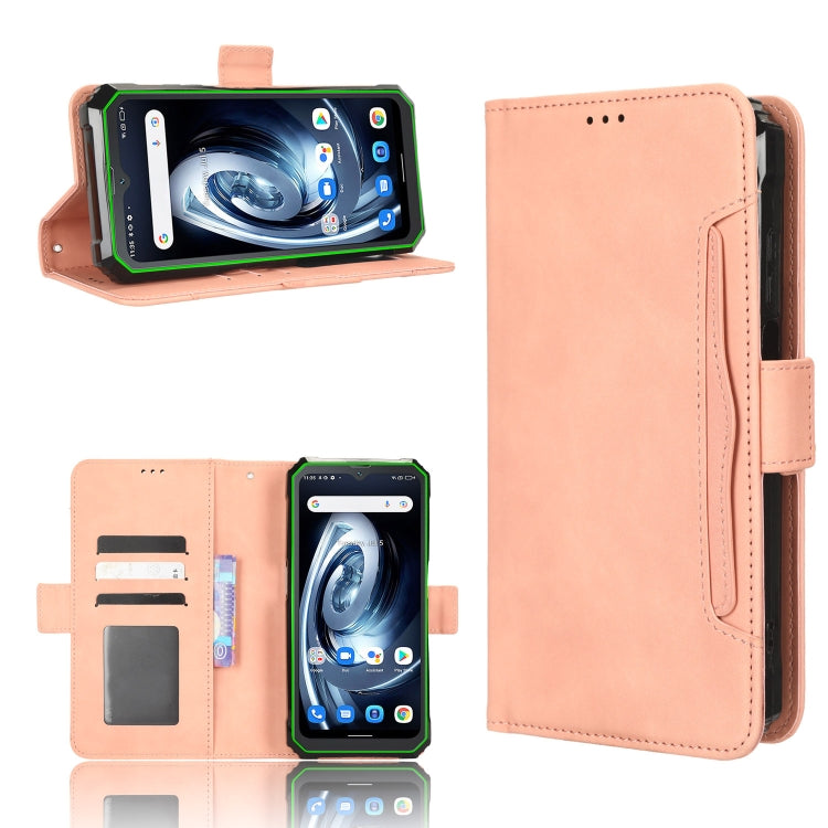For Blackview BV7100 Skin Feel Calf Texture Card Slots Leather Phone Case(Pink) - More Brand by PMC TechLife | Online Shopping South Africa | PMC TechLife