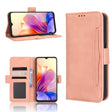 For Blackview OSCAL C80 Skin Feel Calf Texture Card Slots Leather Phone Case(Pink) - More Brand by PMC TechLife | Online Shopping South Africa | PMC TechLife