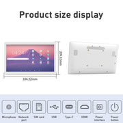 HSD1493T 14 inch IPS Display Advertising Machine RK3566 4GB+32GB(White)