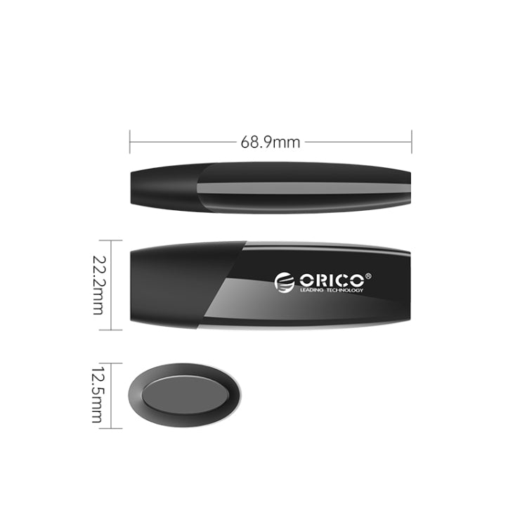 ORCIO USB3.0 U Disk Drive, Read: 260MB/s, Write: 15MB/s, Memory:128GB, Port:USB-A(Black) - free shipping - PMC Jewellery - Order now!