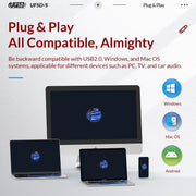 ORICO UFS Flash Drive, Read: 450MB/s, Write: 350MB/s, Memory:128GB, Port:USB-A(Red)