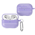 For AirPods Pro Carbon Fiber Texture Anti-fall Earphone Protective Case(Purple) - For AirPods Pro by PMC Jewellery | Online Shopping South Africa | PMC Jewellery | Buy Now Pay Later Mobicred