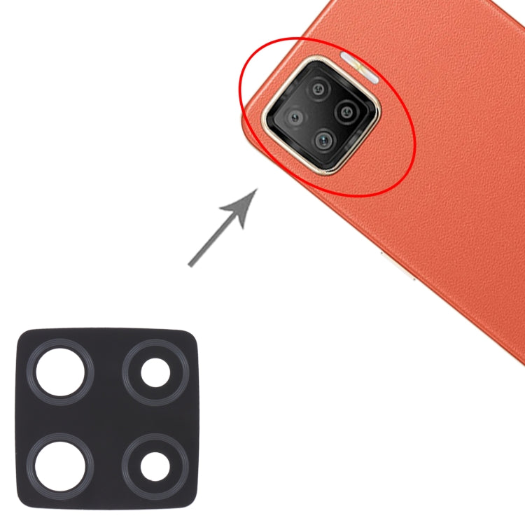 For OPPO A73/F17 10 PCS Back Camera Lens - Camera Series by PMC TechLife | Online Shopping South Africa | PMC TechLife