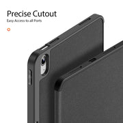 For iPad 2025 / 2022 DUX DUCIS Domo Series Magnetic Flip Leather Tablet Case(Black)