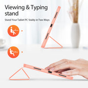 For iPad 2025 / 2022 DUX DUCIS Domo Series Magnetic Flip Leather Tablet Case(Pink)