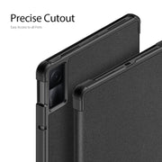 For Xiaomi Redmi Pad 10.61 DUX DUCIS Domo Series Magnetic Flip Leather Tablet Case(Black)