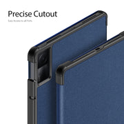 For Xiaomi Redmi Pad 10.61 DUX DUCIS Domo Series Magnetic Flip Leather Tablet Case(Blue)