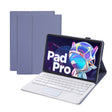 For Lenovo Xiaoxin Pad 2022 10.6 inch/Tab M10 Plus 10.6 3rd Gen 2022 AM20-A Lambskin Texture Bluetooth Touch Keyboard Leather Tablet Case (Purple) - Lenovo Keyboard by PMC TechLife | Online Shopping South Africa | PMC TechLife