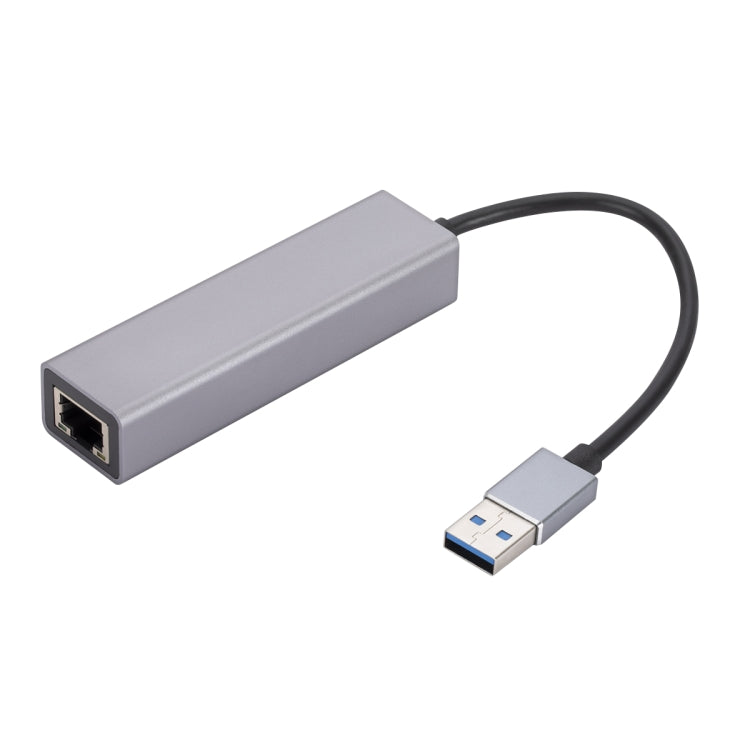 SL-030 USB to Gigabit Ethernet RJ45 & 3 x USB 3.0 Adapter Converter HUB(Grey) - USB HUB by PMC TechLife | Online Shopping South Africa | PMC TechLife
