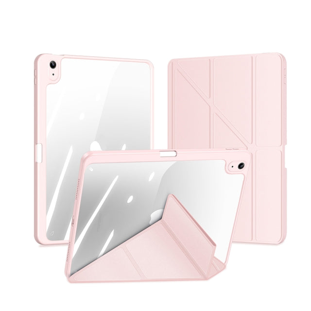For iPad 2025 / 2022 DUX DUCIS Magi Series Smart Leather Tablet Case(Pink)