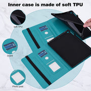For Lenovo Tab M10 3rd Gen Embossed Butterfly Pattern Leather Tablet Case(Blue)