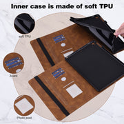 For Realme Pad X Embossed Butterfly Pattern Leather Tablet Case(Brown)