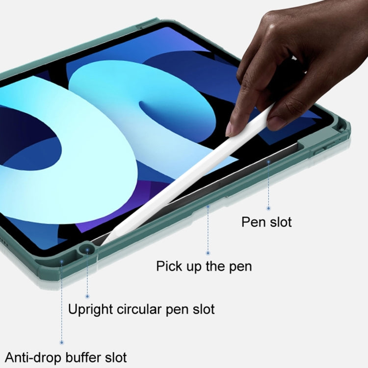 For iPad 2025 / 2022 Mutural Pinyue Series Smart Leather Tablet Case(Blue) - free shipping - PMc TechLife - Order now!