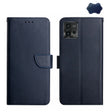 For Motorola Moto G72 4G Genuine Leather Fingerprint-proof Flip Phone Case(Blue) - Motorola Cases by PMC TechLife | Online Shopping South Africa | PMC TechLife | Buy Now Pay Later Mobicred